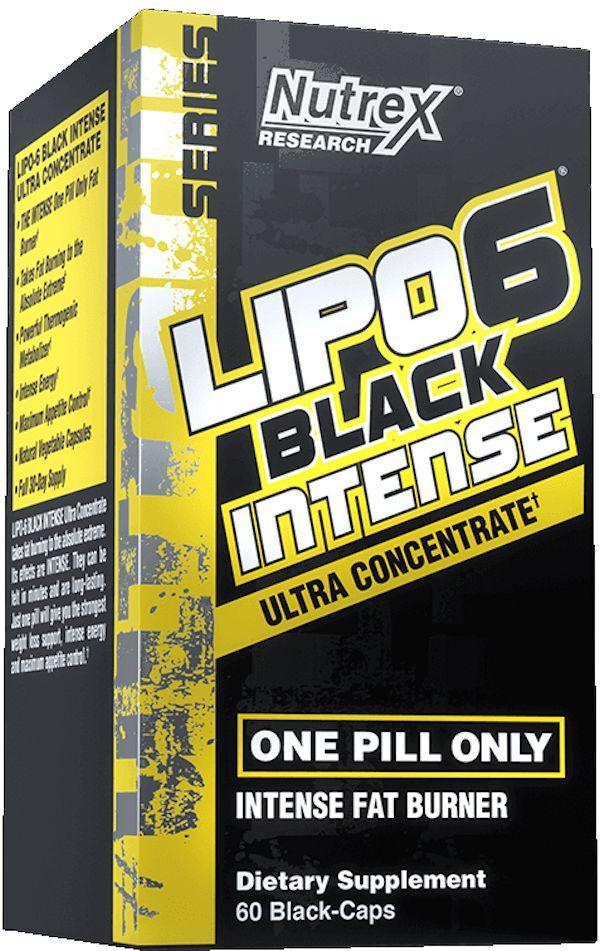 Nutrex Lipo-6 Black Intense 60 Capsules|Lowcostvitamin.com