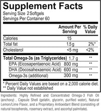 Revive Omega 3 heart health fact