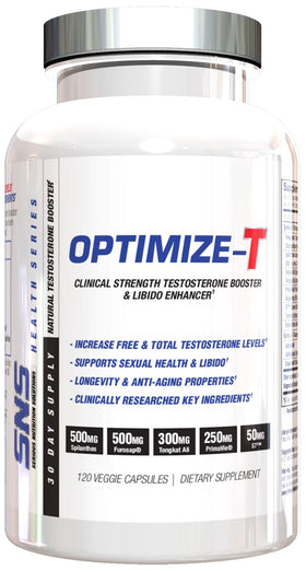 Serious Nutrition Solutions SNS Optimize-T 120 Caps|Lowcostvitamin.com|Test Booster