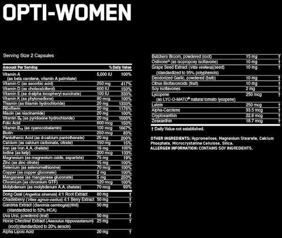 Optimum Nutrition Opti-Women 60 Caps|Lowcostvitamin.com|Multi Vitamin