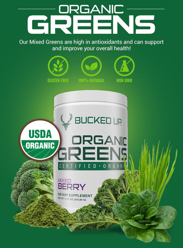 DAS Labs Bucked Up Organic Greens 30 servings