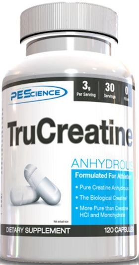 PEScience TruCreatine 120 caps|Lowcostvitamin.com|Creatine