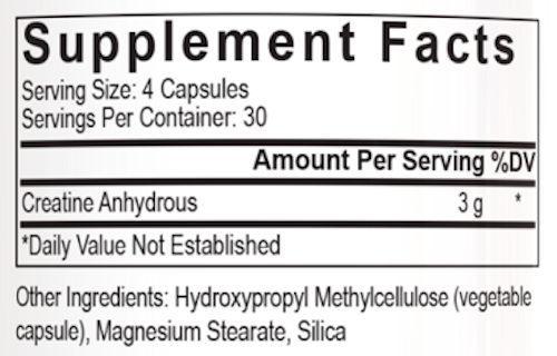 PEScience TruCreatine 120 caps|Lowcostvitamin.com|Creatine