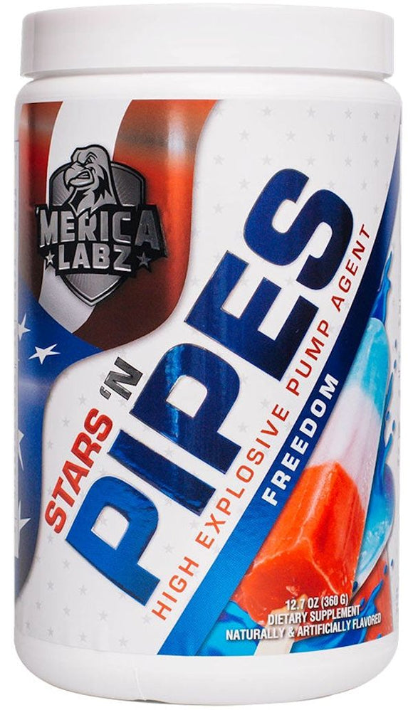 Merica Labz Stars N Pipes 20 Servings|Lowcostvitamin.com|Pre-Workout