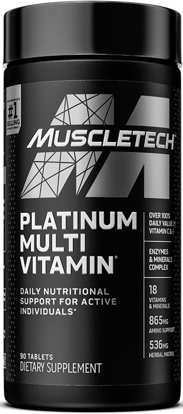 Muscle Tech Platinum Multivitamin 90 Caplets