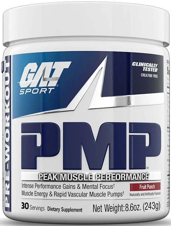GAT Sport PMP Peak Muscle Performance Stim-Free pre-workout pump