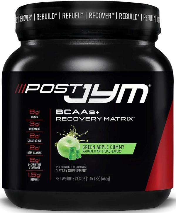 JYM Supplement Science Post BCAAs Recovery Matrix Post-Workout apple