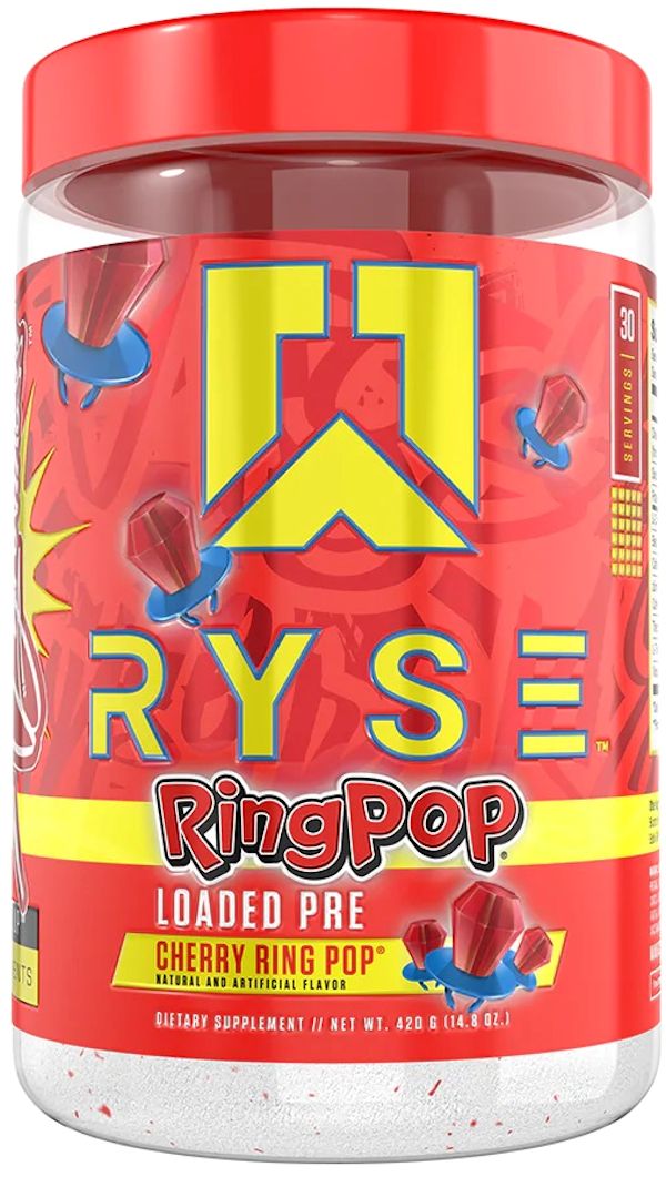 Ryse Loaded Pre-Workout Cherry ring Pop