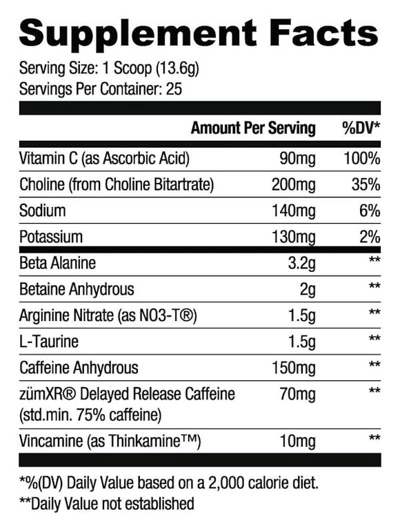 Ryse Supplements Pre-Workout 20 servings|Lowcostvitamin.com|Citrulline