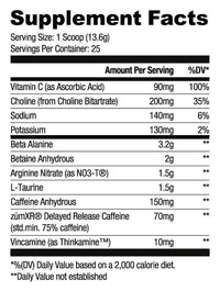 Ryse Supplements Pre-Workout 20 servings