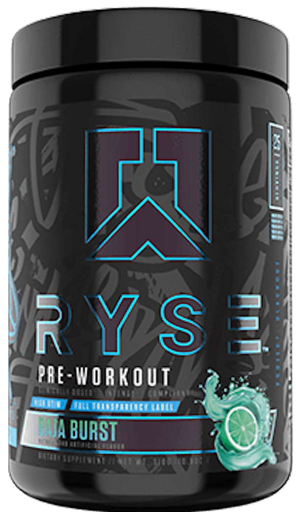 Ryse Supplements Black Pre-Workout 25 servings|Lowcostvitamin.com|NO3