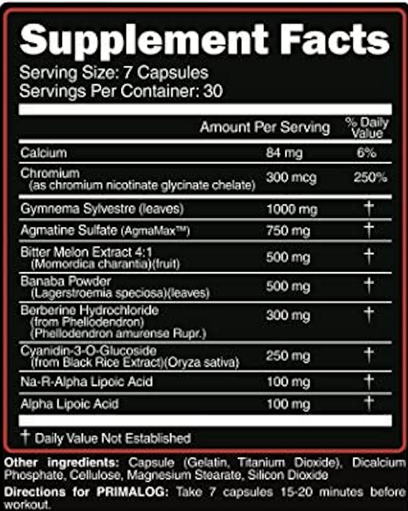 Primeval Labs Primalog|Lowcostvitamin.com|Sugar Control