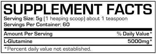 ProSupps Glutamine 300 60 servings|Lowcostvitamin.com|