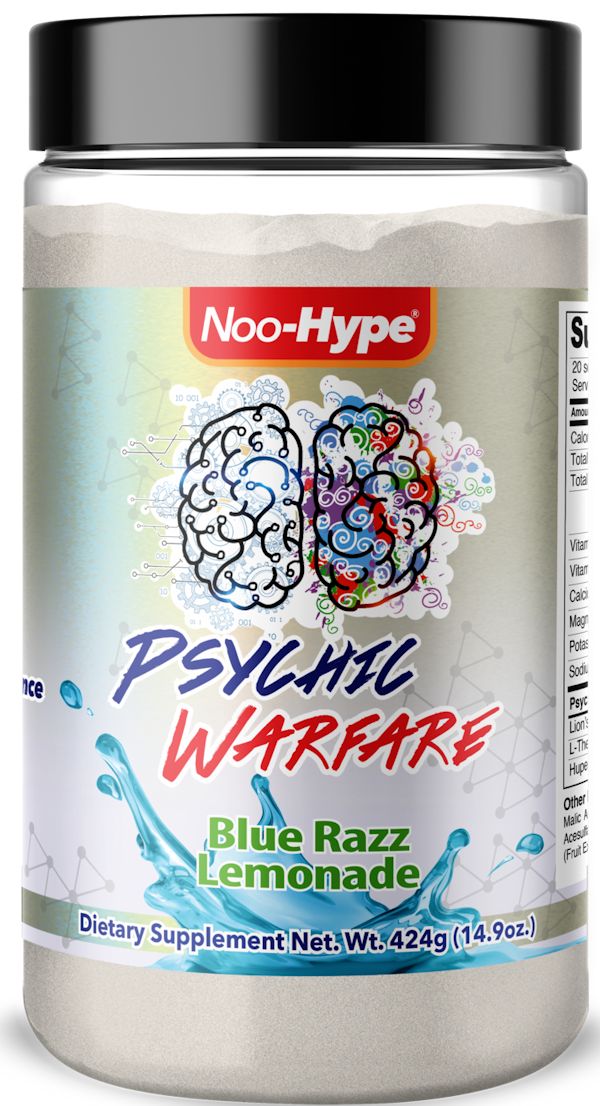 Noo-Hype Psychic Warfare 1 High Stim Pre Workout 