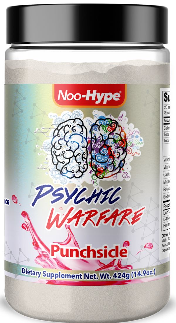 Noo-Hype Psychic Warfare High Stim Pre-Workout 