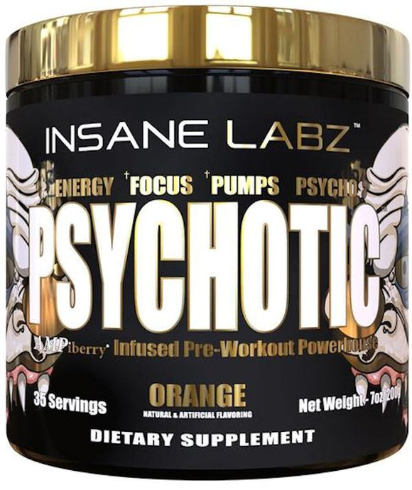 Insane Labz Psychotic Gold 35 servings|Lowcostvitamin.com|Pre-Workout