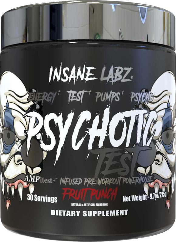 Insane Labz Psychotic Test Pre-Workout 30 serving|Lowcostvitamin.com|Test Booster