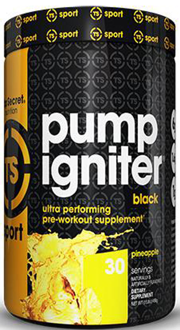 Top Secret Nutrition Pump Igniter Black 30 servings|Lowcostvitamin.com|Muscle Pumps