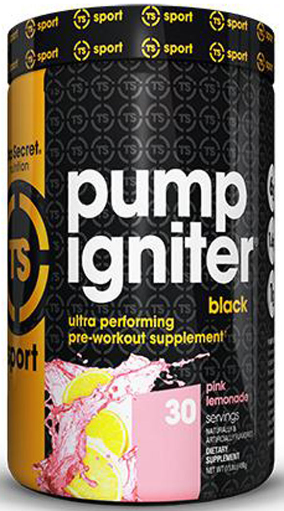 Top Secret Nutrition Pump Igniter Black 30 servings|Lowcostvitamin.com|Muscle Pumps