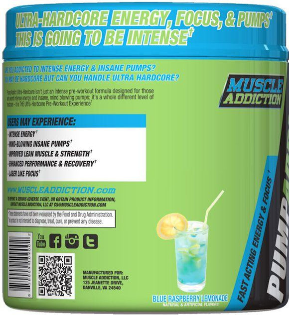 Muscle Addiction Pump Addict Ultra Hardcore 40 servings|Lowcostvitamin.com|VASO6