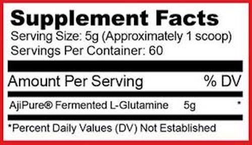 Purus Labs L-Glutamine 60 servings|Lowcostvitamin.com|Glutamine