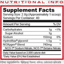 Purus Labs Noxygen Unflavored Powder 40 Servings|Lowcostvitamin.com|Muscle Pumps
