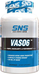 Serious Nutrition Solution SNS Vaso6 Muscle Pumps 30 caps.|Lowcostvitamin.com|Vaso6