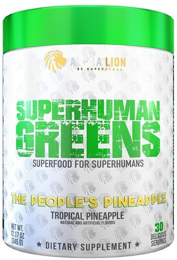 Alpha Lion SuperHuman Greens 40+ Powerful Superfood Blend|Lowcostvitamin.com|Greens - Superfoods
