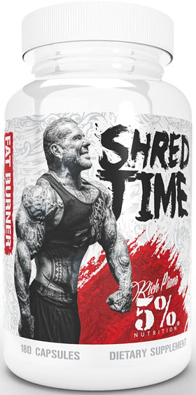 5% Nutrition Shred Time Thermogenic Fat Burner 180 Caps|Lowcostvitamin.com|Fat Burner