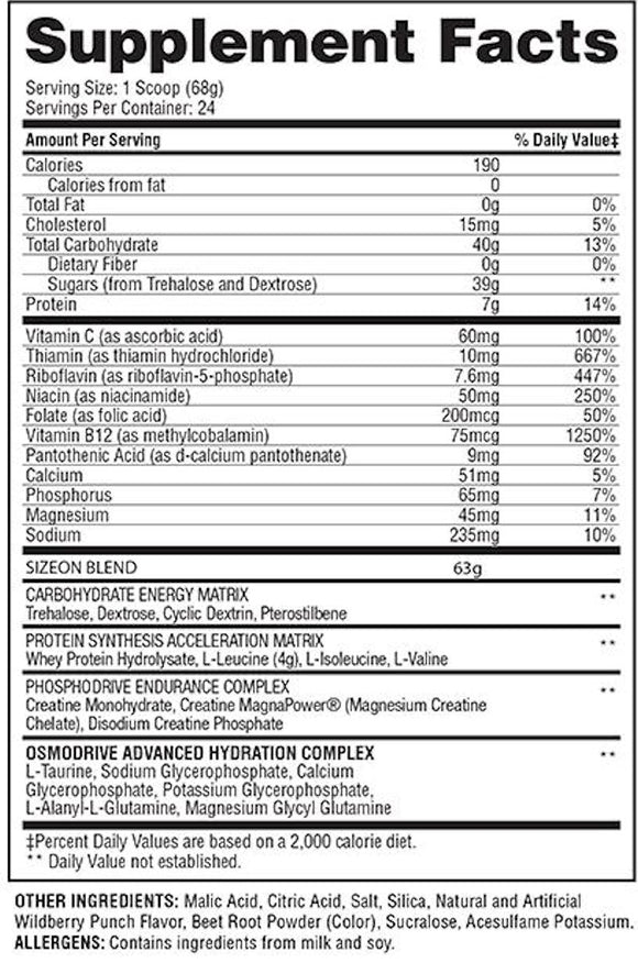 Gaspari Nutrition SizeOn Get Swole  Muscle Builder|Lowcostvitamin.com|pre workout