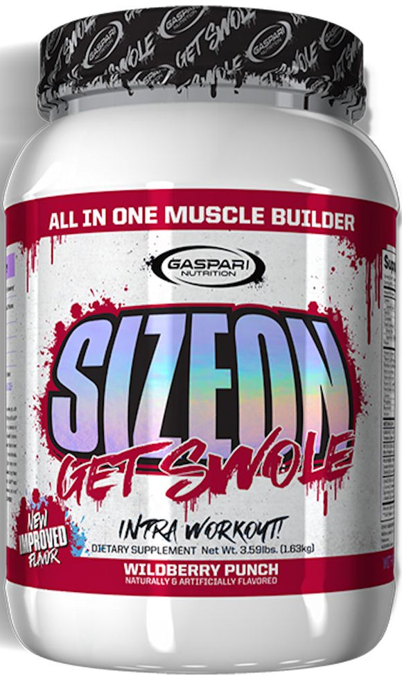 Gaspari Nutrition SizeOn Get Swole  Muscle Builder|Lowcostvitamin.com|pre workout