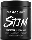BlackMarket Labs Stim High-Stim Pre-Workout 60 servings|Lowcostvitamin.com|Beta-alanine