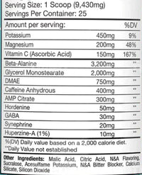 Stim Shady Pre-Workout Frenzy Labz fact