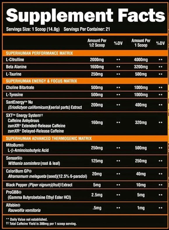 Alpha Lion Superhuman Burn|Lowcostvitamin.com|pre workout
