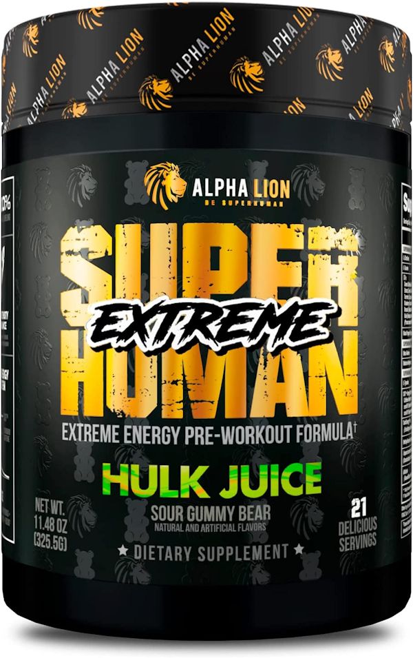 Alpha Lion Super Human Extreme pre-workout pumps