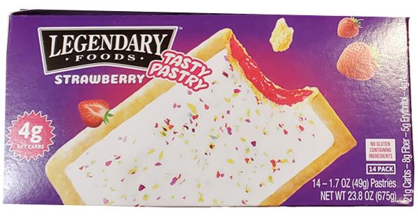 Legendary Foods Tasty Pastry Toaster Pastries (1.7oz 10 Pack)|Lowcostvitamin.com