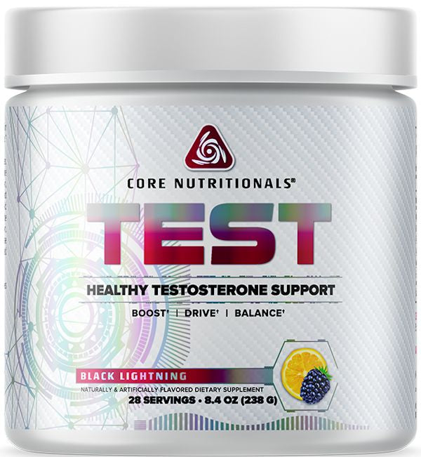 Test Core Nutritionals|Lowcostvitamin.com black