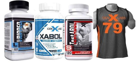 GenXLabs Ultimate Mass Size Stack w/ FREE Muscle Tank Top|Lowcostvitamin.com|Mass Size