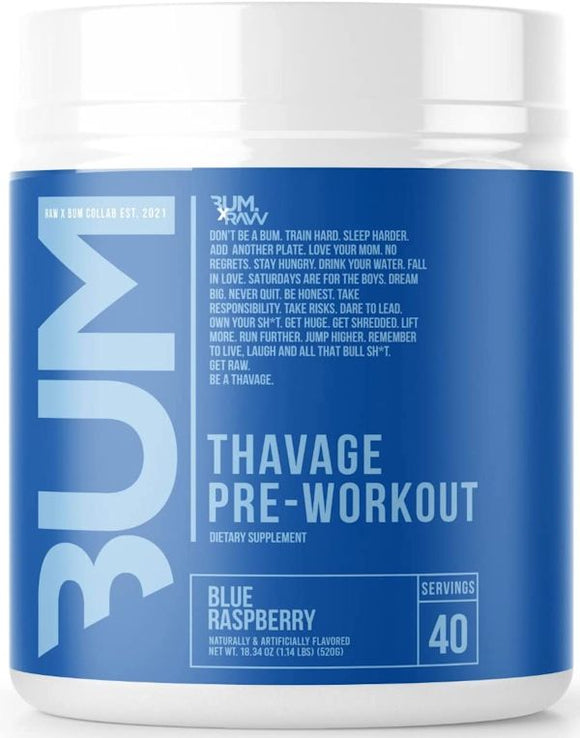 Raw Nutrition Thavage Pre-Workout 40 Servings|Lowcostvitamin.com|Pre-Workout