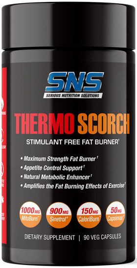 Serious Nutrition Solution SNS Thermo Scorch Non-Stim Fat Burner|Lowcostvitamin.com|Fat Burner