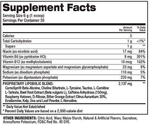 Top Secret Nutrition Cardio Igniter 30 servings|Lowcostvitamin.com|Pre-Workout