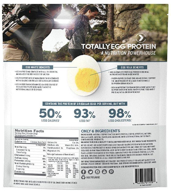 Designer Protein Totally Egg Protein Powder|Lowcostvitamin.com|Protein