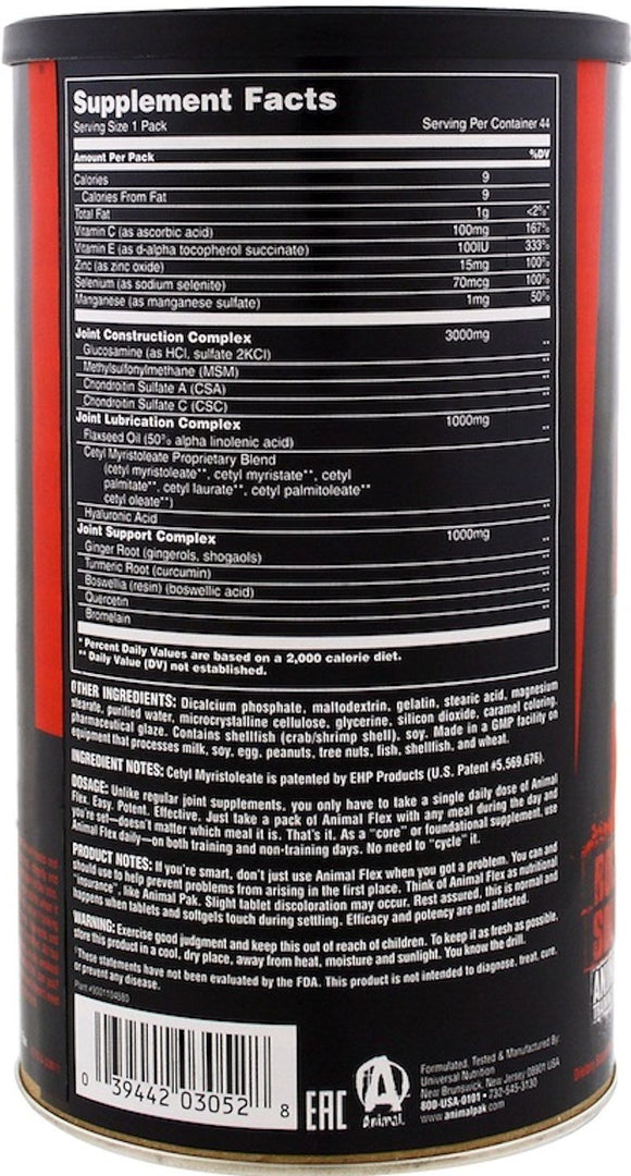 Universal Nutrition Animal Flex 44 packs|Lowcostvitamin.com|Joint Support