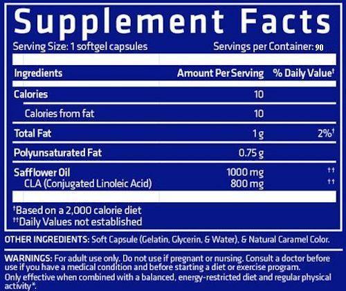 USN CLA Pure 1000 90 softgel|Lowcostvitamin.com|CLA