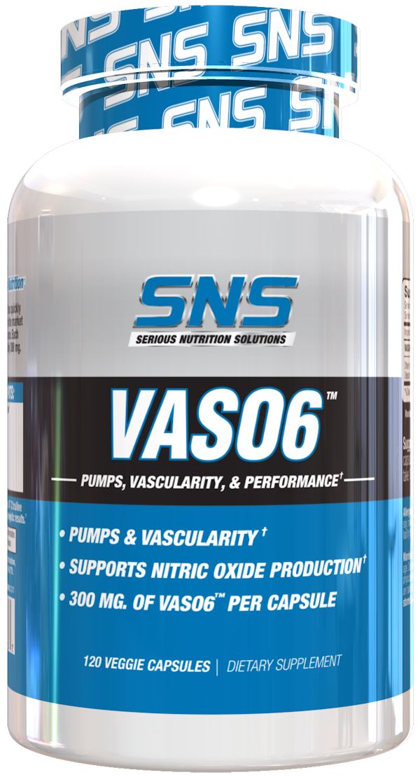 SNS Vaso6 Pre-Workout Muscle Pumps|Lowcostvitamin.com