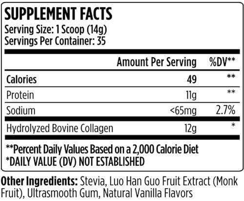 VMI Sports Collagen Peptides 35 servings|Lowcostvitamin.com|Collagen