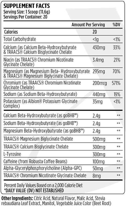 VMI Sports Ketogenic Pre-Workout 20 servings|Lowcostvitamin.com|Pre-Workout