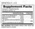 NF Sports Wodpak multi -vitamin pack facts