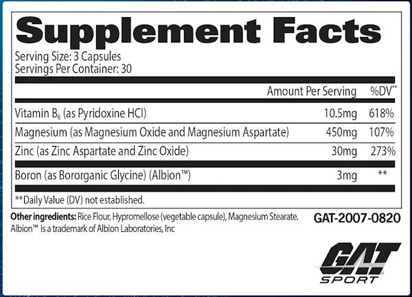 GAT Sport ZMAG-T Physical Performance fact